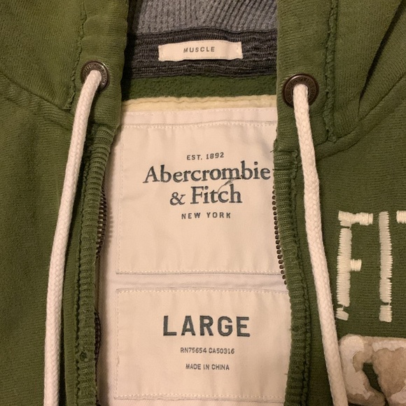 2008 Abercrombie & Fitchburg Heavy Muscle Hoodie - Picture 2 of 6